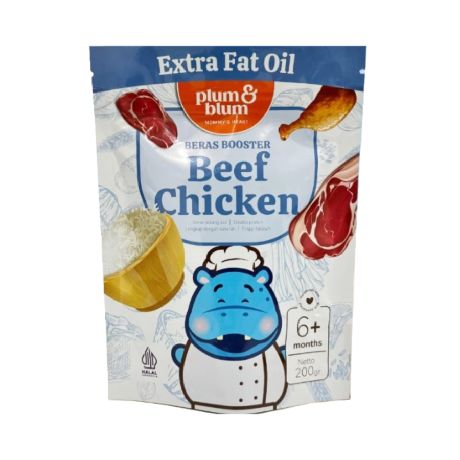Plum & Blum Beras Mpasi Bb Booster Beef Chicken 200gram