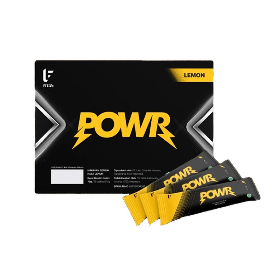 FITlife Powr Pre Workout Lemon 15sachets