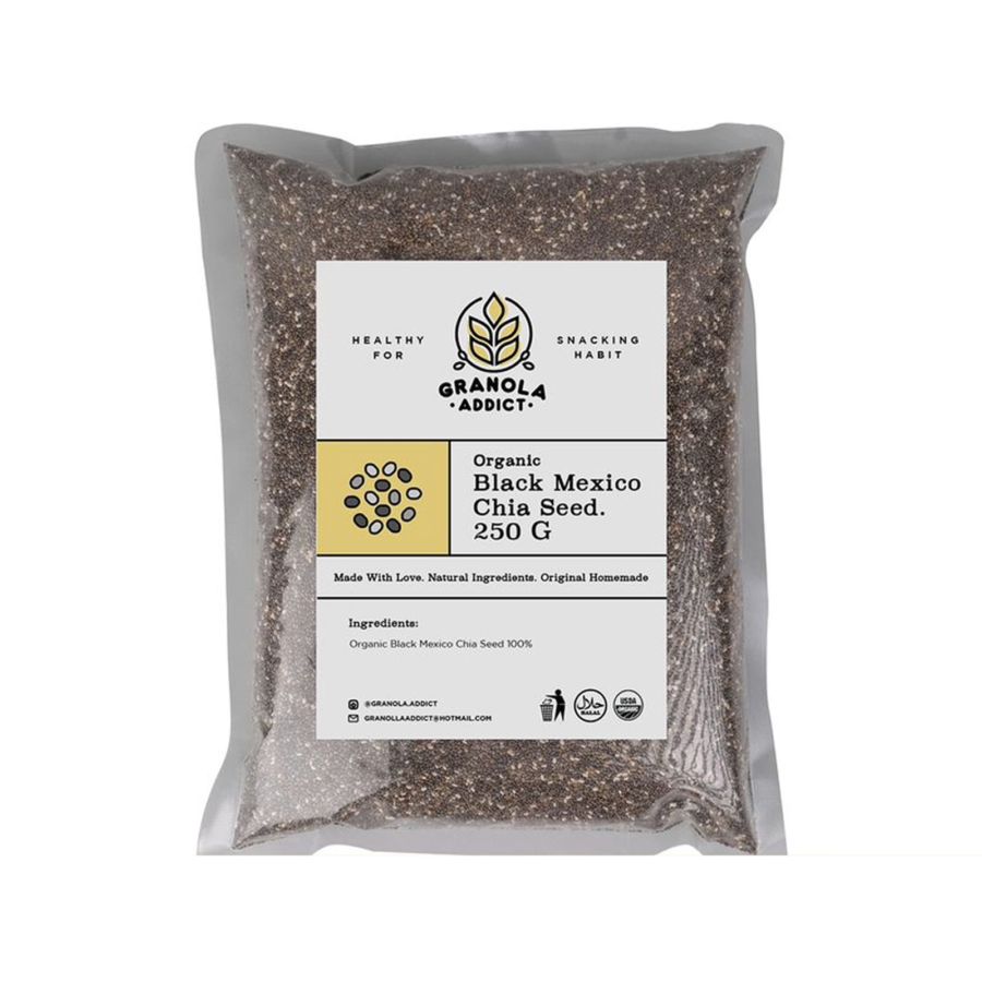 Granola Addict - Black Chia Seed Mexico Organic 250gram