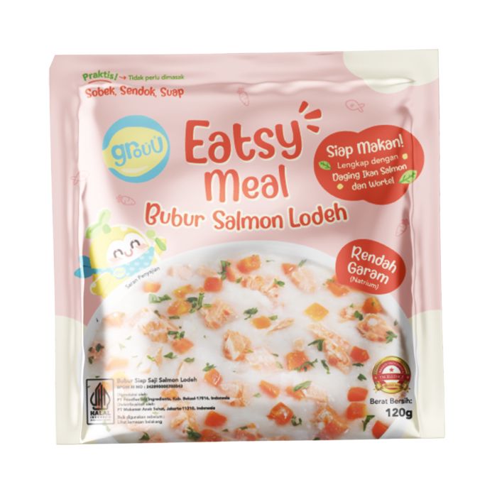 Grouu Eatsy Meal Bubur Salmon Lodeh