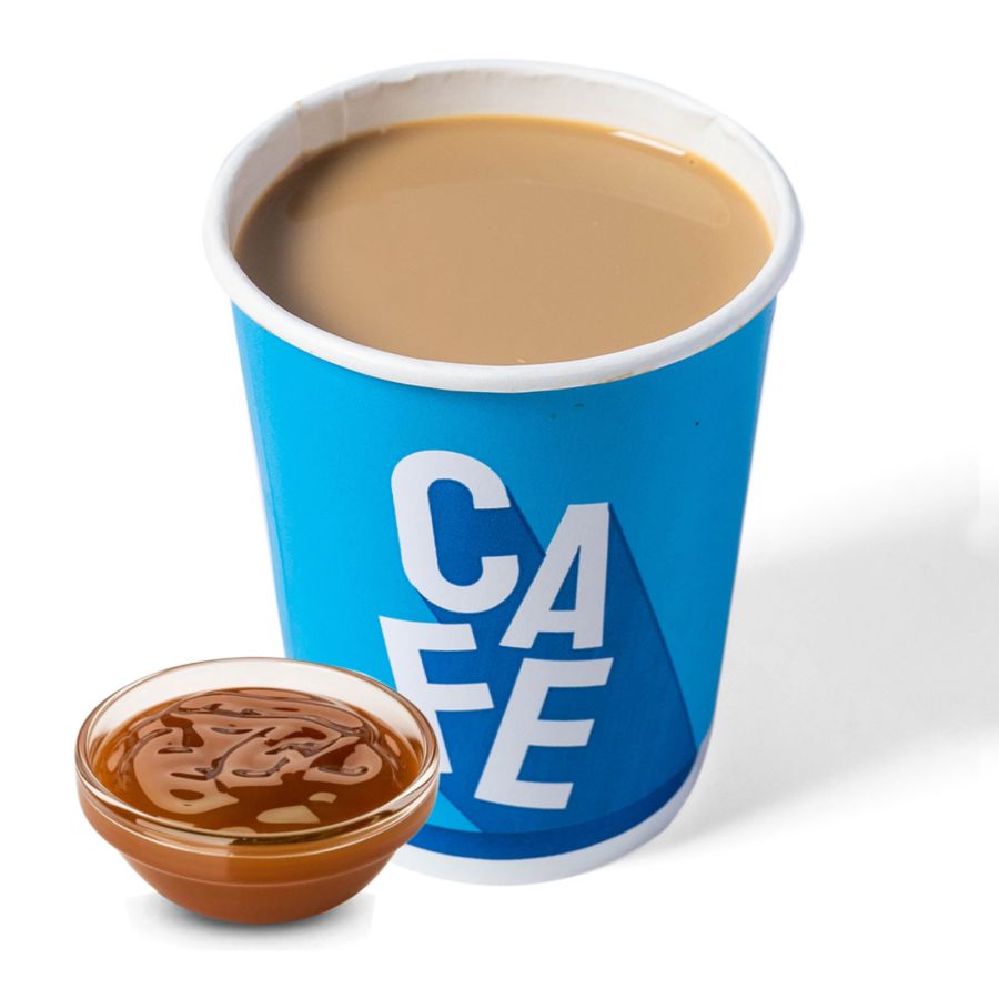 Hot Salted Caramel Latte 8oz