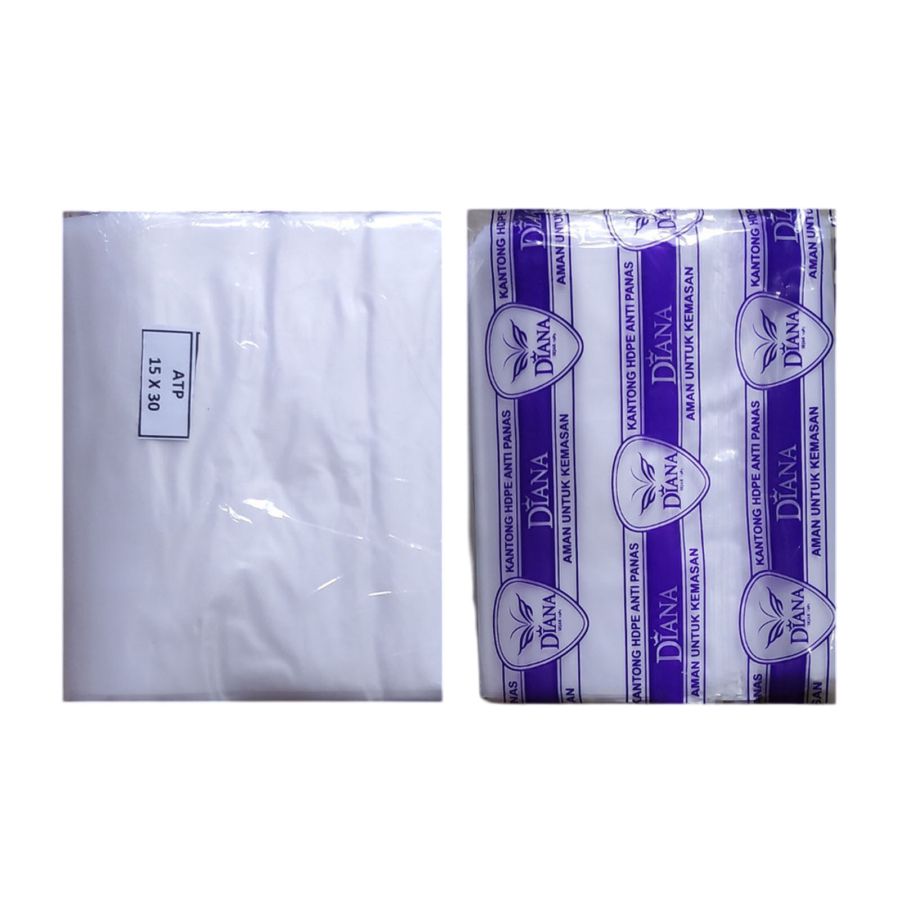 Kantong Plastik Kiloan HDPE Antipanas Ukuran 15 X 30 cm 1pack