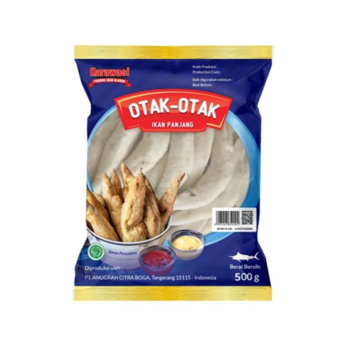 Karawaci Otak-otak Ikan Panjang 500 gr