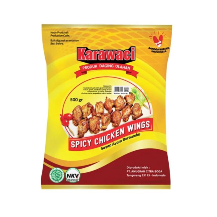 Karawaci Spicy Chicken Wing 500gr