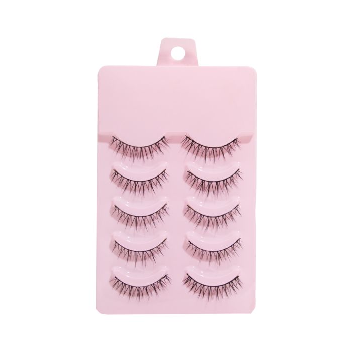 MAANGE 5 Pairs of Natural 3D False Eyelashes Bulu Mata Palsu 1464 Z19