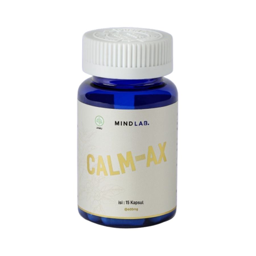 MINDLAB CALM-AX KSM-66 Ekstra Ashwagandha 500mg Suplemen Kesehatan 15 Kapsul 200gram