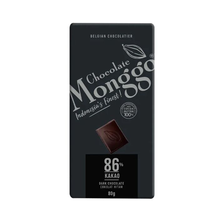 Monggo Chocolate Tablet Dark 86% of Cocoa