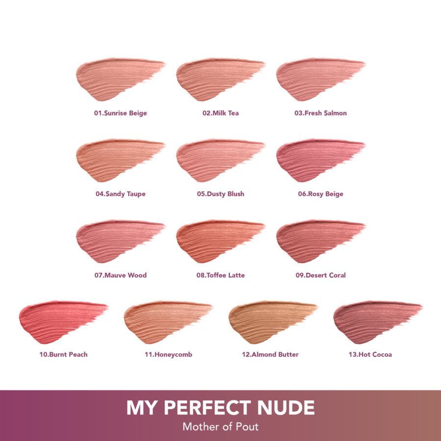 Mother of Pearl My Perfect Nude Desert Coral Lip Cream 6ml