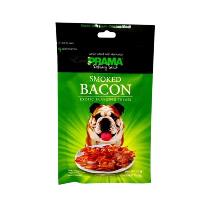 Prama Smoked Bacon Snack Anjing 70 Gram