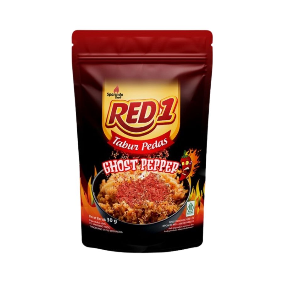Red1 Sambal Tabur Ghost Pepper 30gram