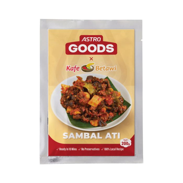 Sambal Balado Ati Ampela Frozen Khas Betawi Kafe Betawi x Astro Goods