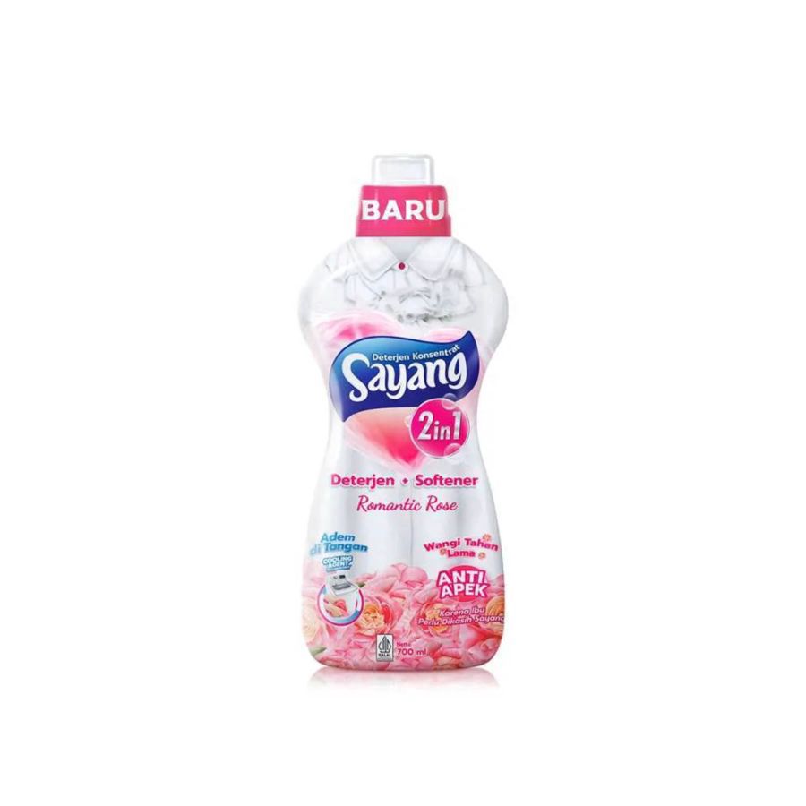 Sayang 2in1 Deterjen + Softener Romantic Rose Deterjen Cair