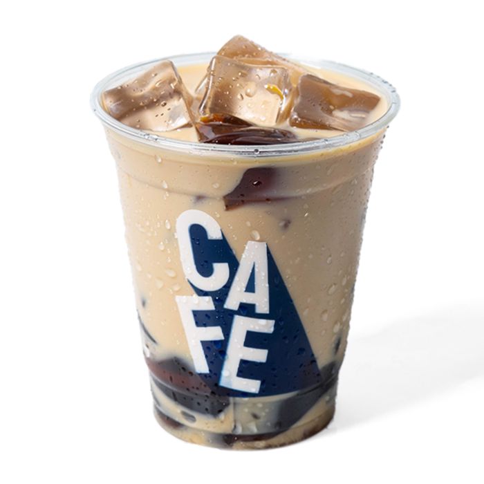 Grass Jelly Milk Tea