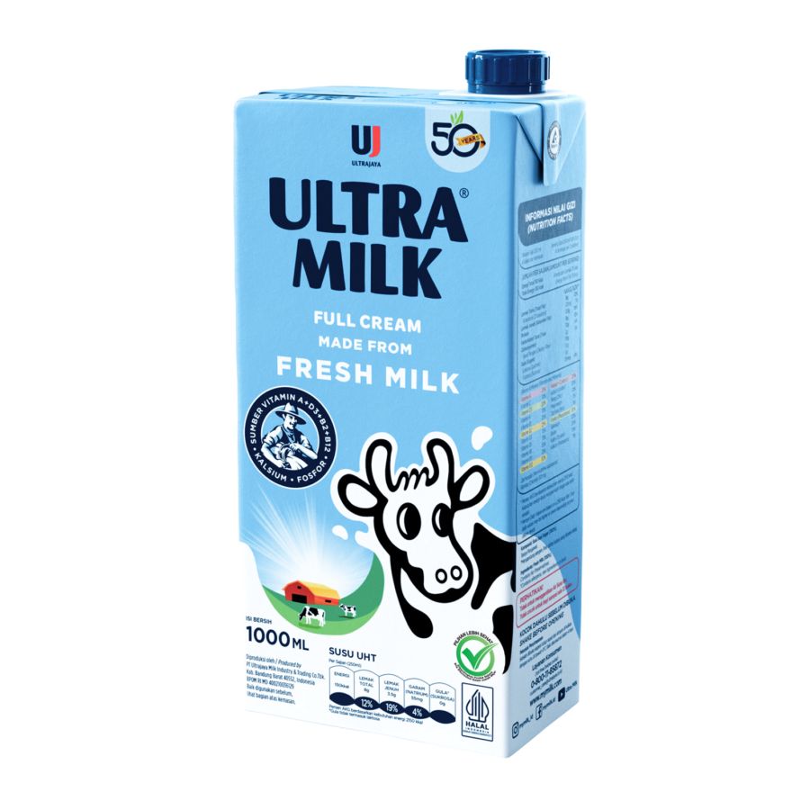 Ultra Milk Full Cream Susu UHT 1000ml
