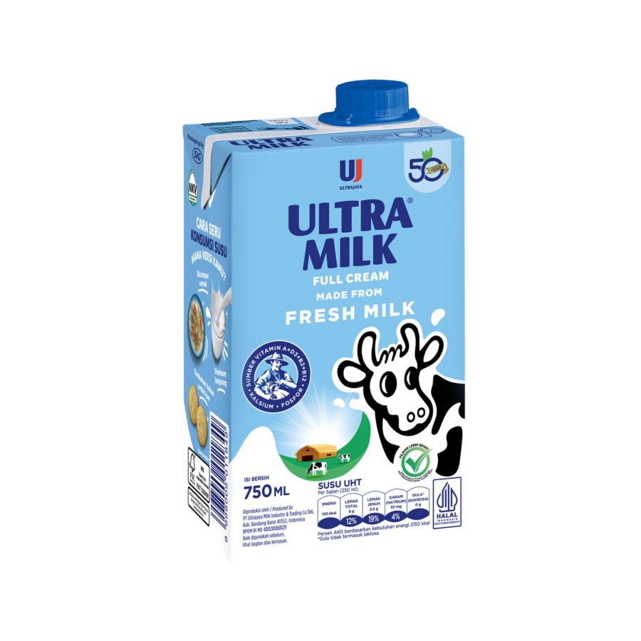 Ultra Milk Full Cream Susu UHT 750ml