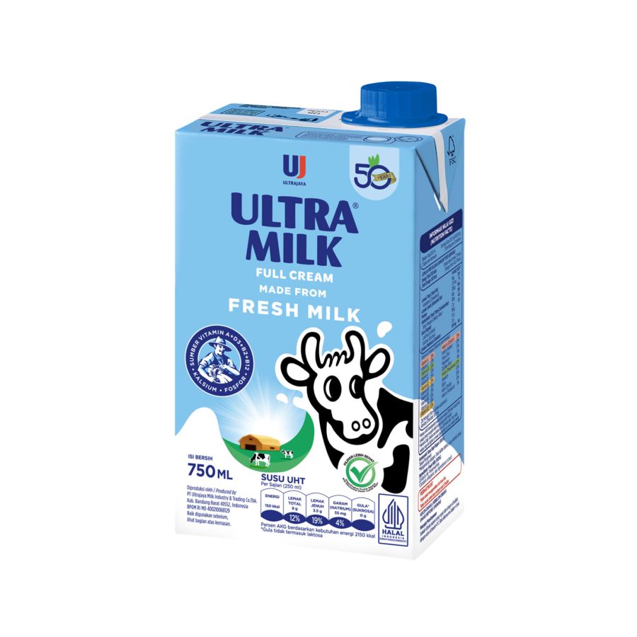 Ultra Milk Full Cream Susu UHT 750ml