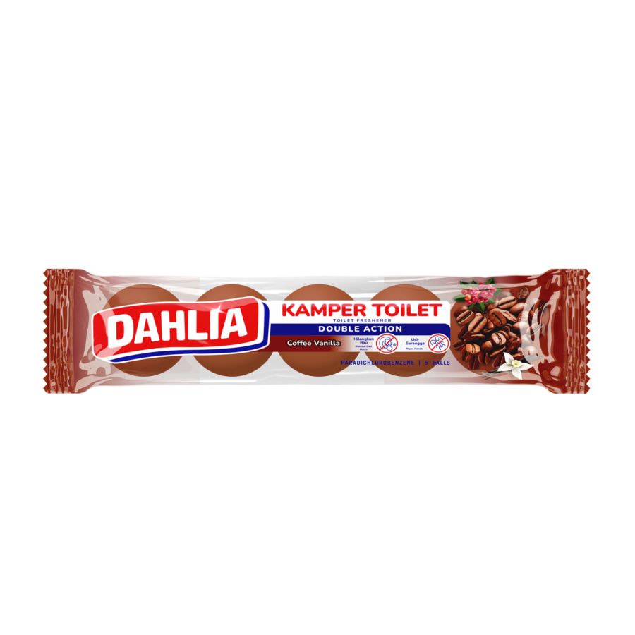 Dahlia Kamper Toilet Ball Coffee Vanilla 5pcs