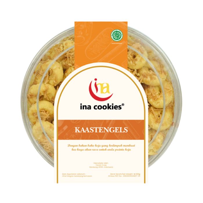 Ina Cookies Kue Kering Premium Kaastengels - Reguler