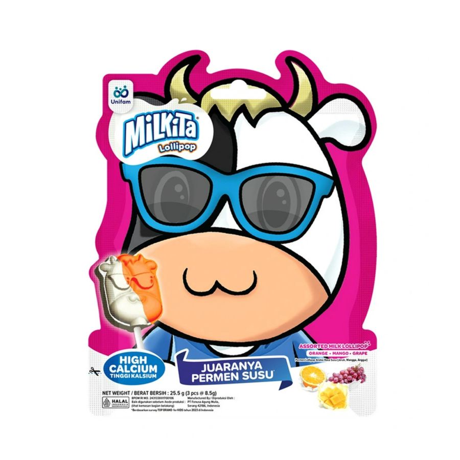 Milkita Milki Orange, Mango, Grape (OMG) 25gram