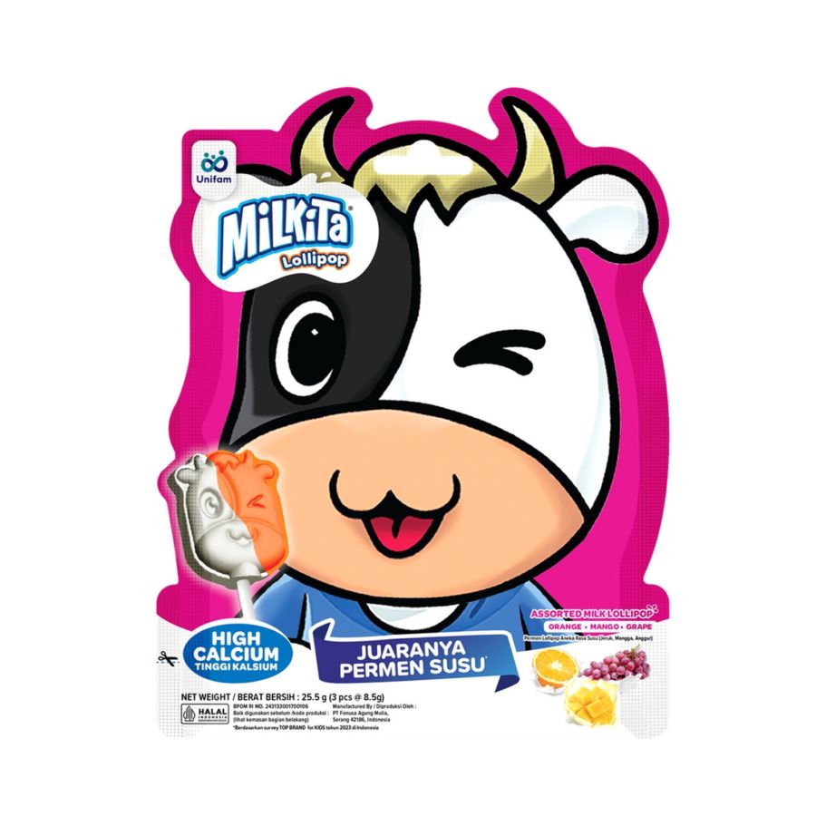 Milkita Milki Orange, Mango, Grape (OMG) 25gram