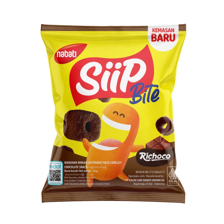 SIIP Bites Chocolate 62gr 62gram
