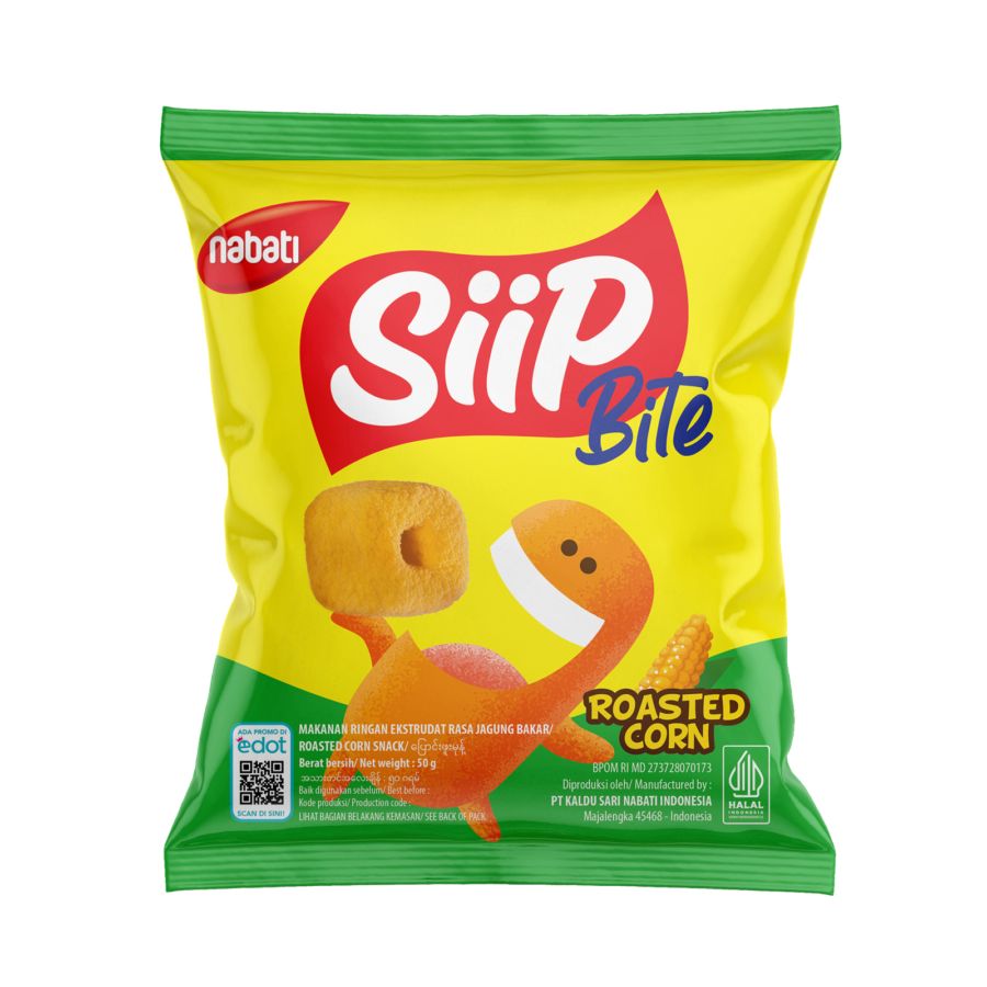 Richeese Siip Bite Roasted Corn 50gram