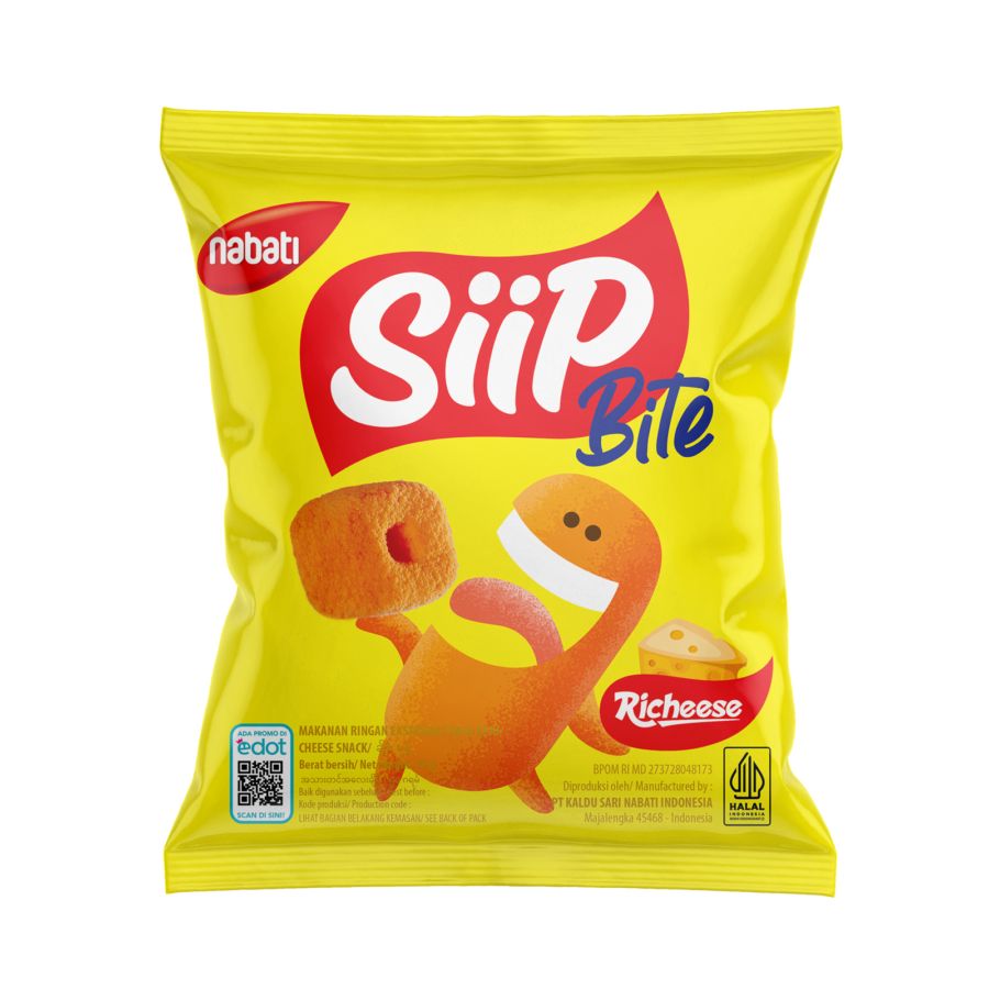 [INVALID] Richeese Siip Keju 50 gram 50gram