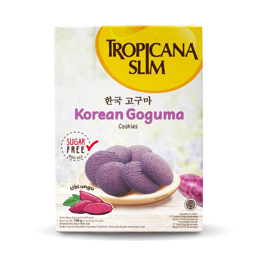 Tropicana Slim Korean Goguma Cookies 5 Sch 100gram