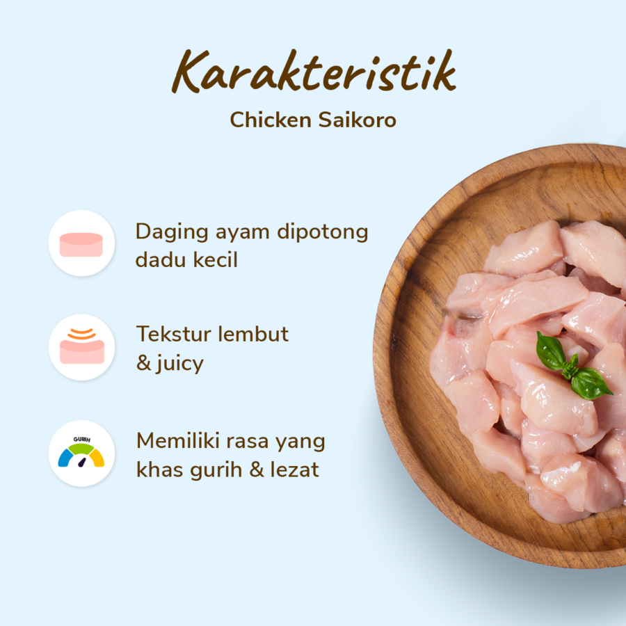 Chicken Saikoro Astro Farm 250gram