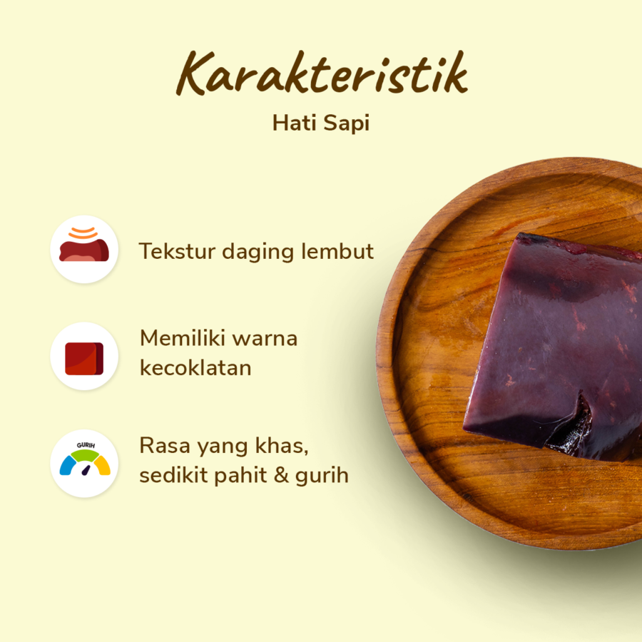 Hati Sapi Grassfed Astro Farm 500gram