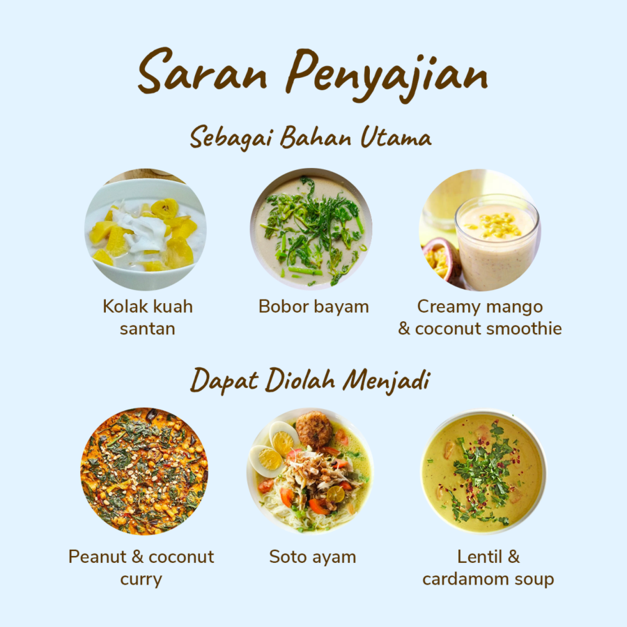 Santan Kelapa Murni Kental Frozen Astro Farm 500gram