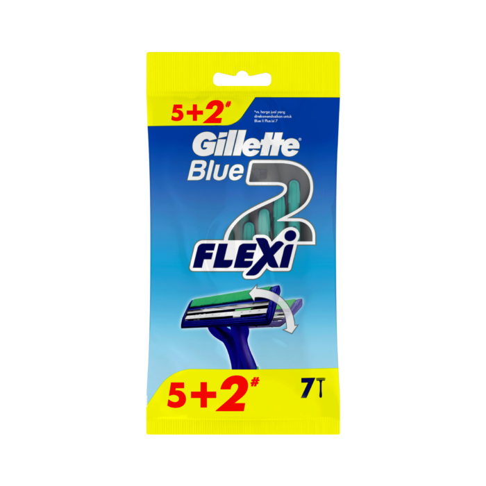 Gillette Blue 2 Flexi Alat Cukur 5+2 pcs