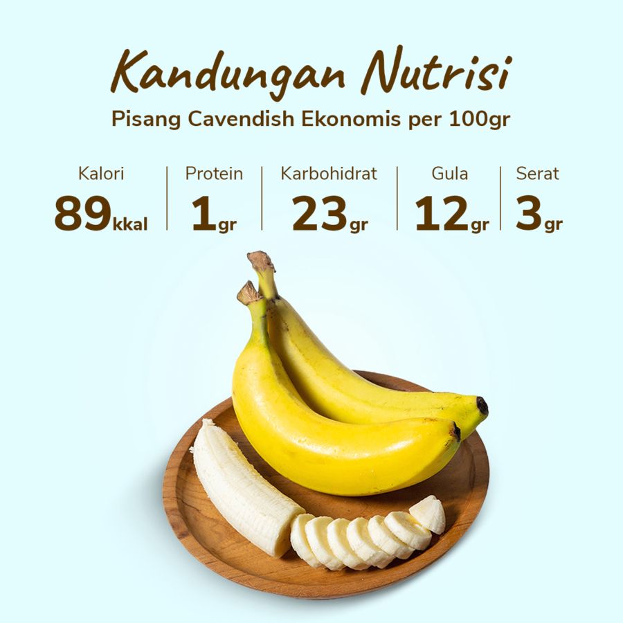 Pisang Cavendish Ready To Eat Astro Farm 2pcs