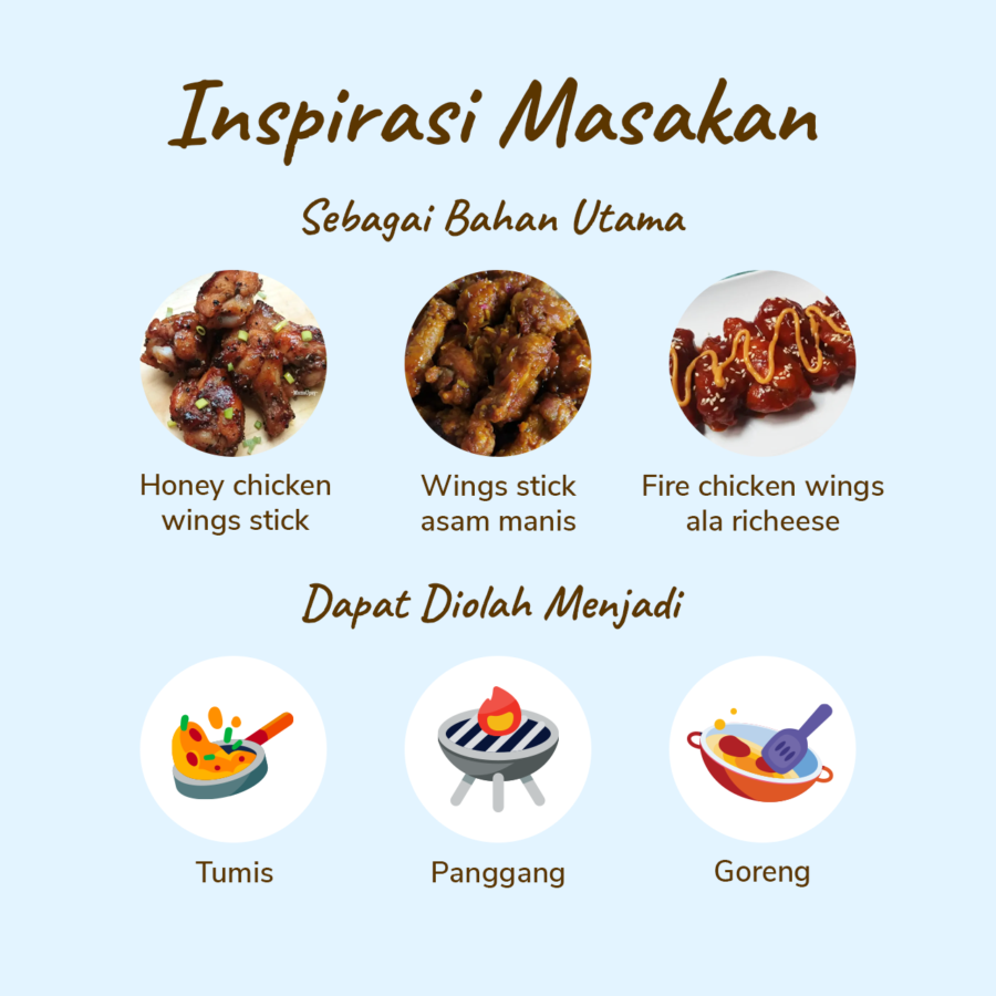Sayap Ayam Wings Stick Sreeya 500gram