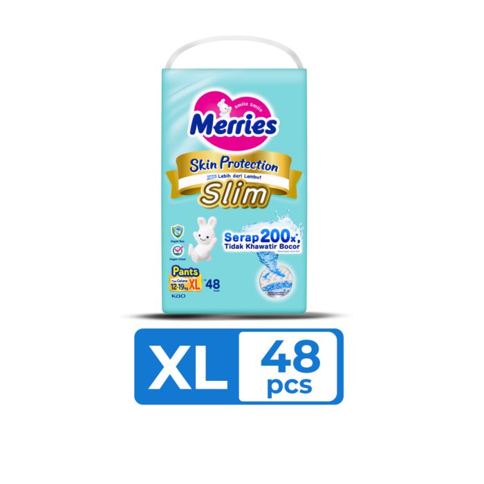 Merries Skin Protection Slim Diapers Pants XL48