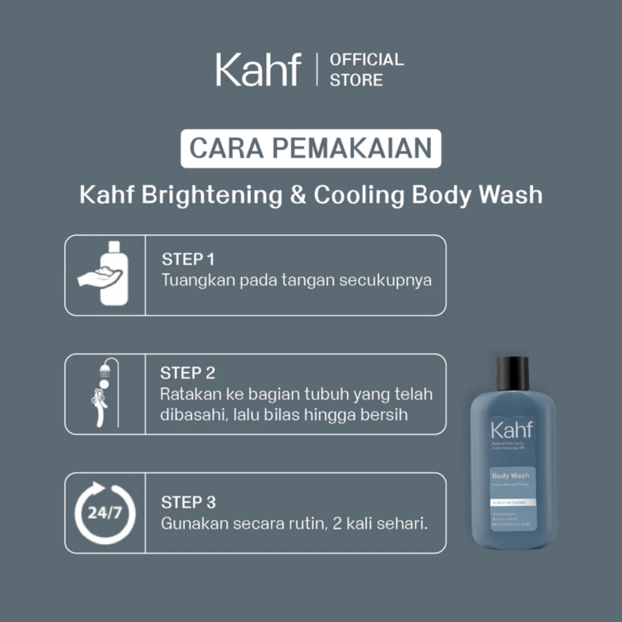 Kahf Brightening and Cooling Body Wash 200ml
