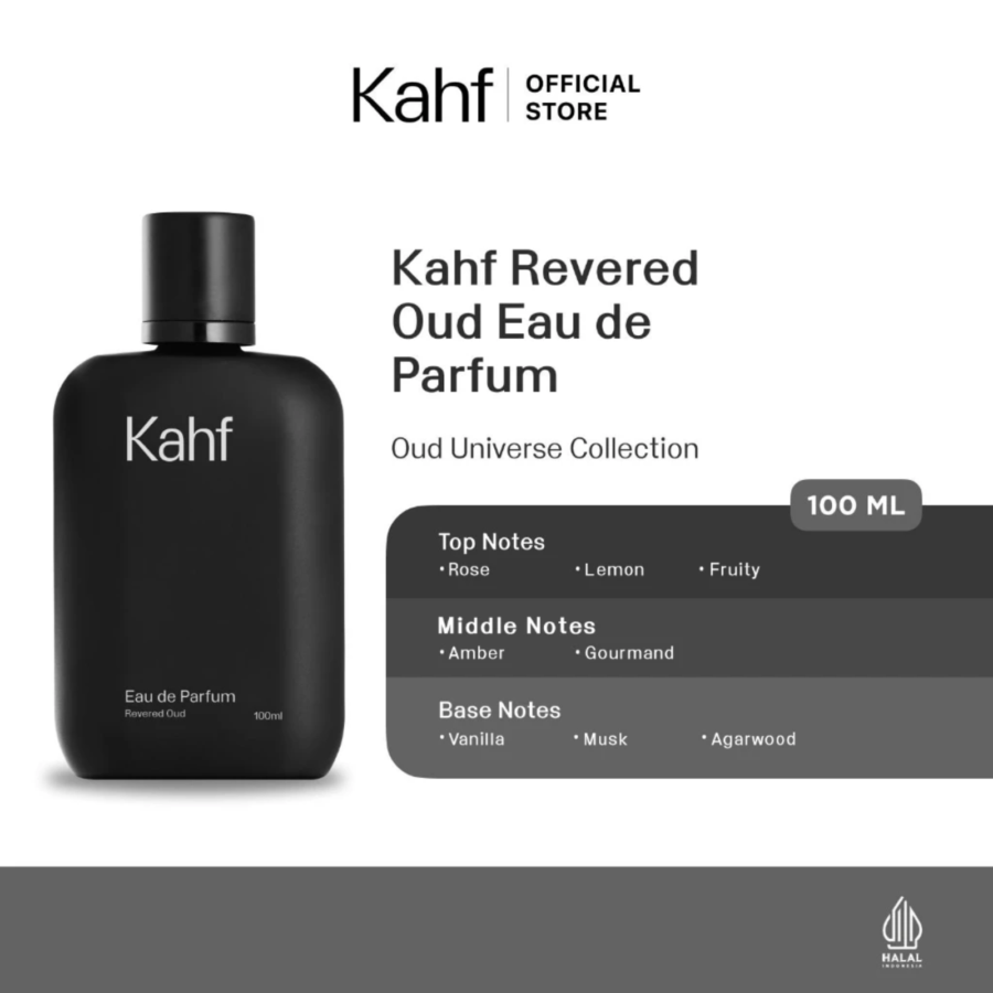 Kahf Revered Oud Eau De Parfum 100ml