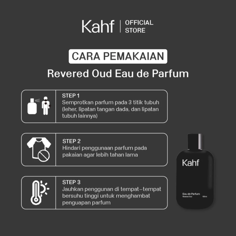 Kahf Revered Oud Eau De Parfum 100ml