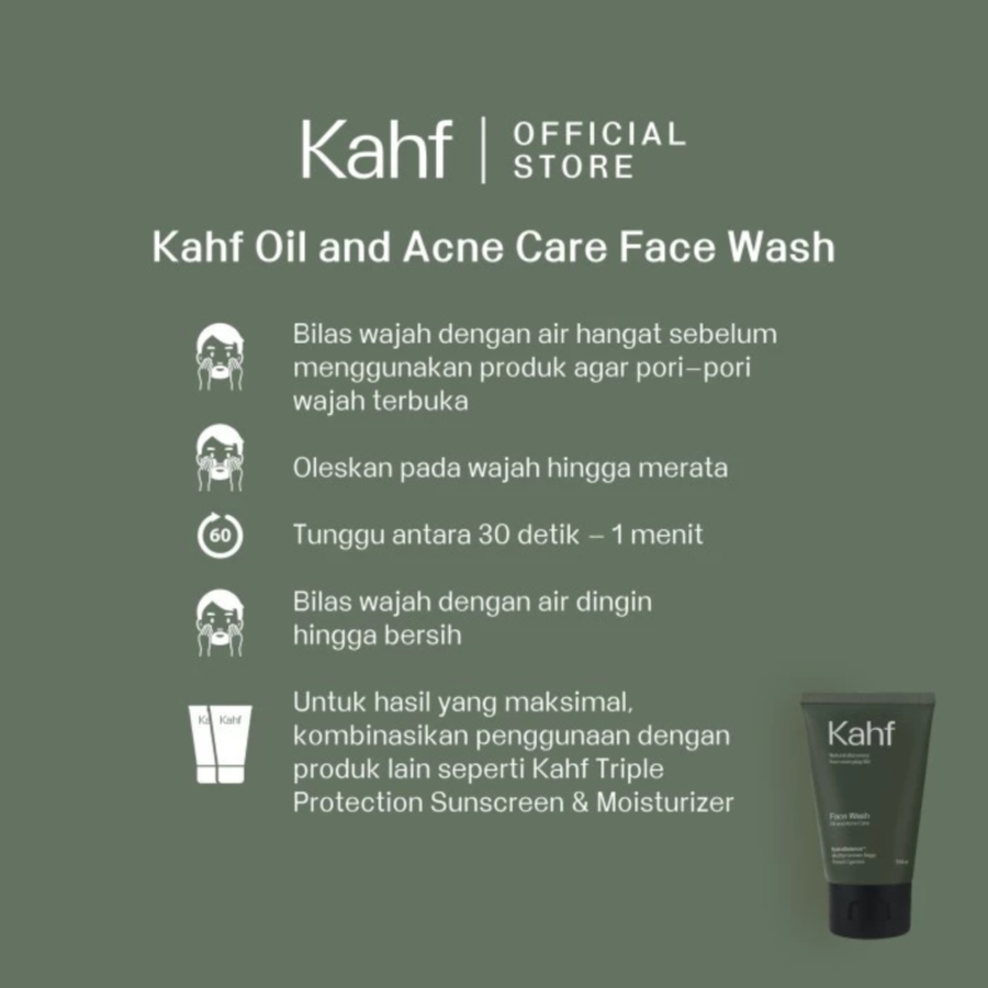 Kahf Oil & Acne Care Face Wash 50ml
