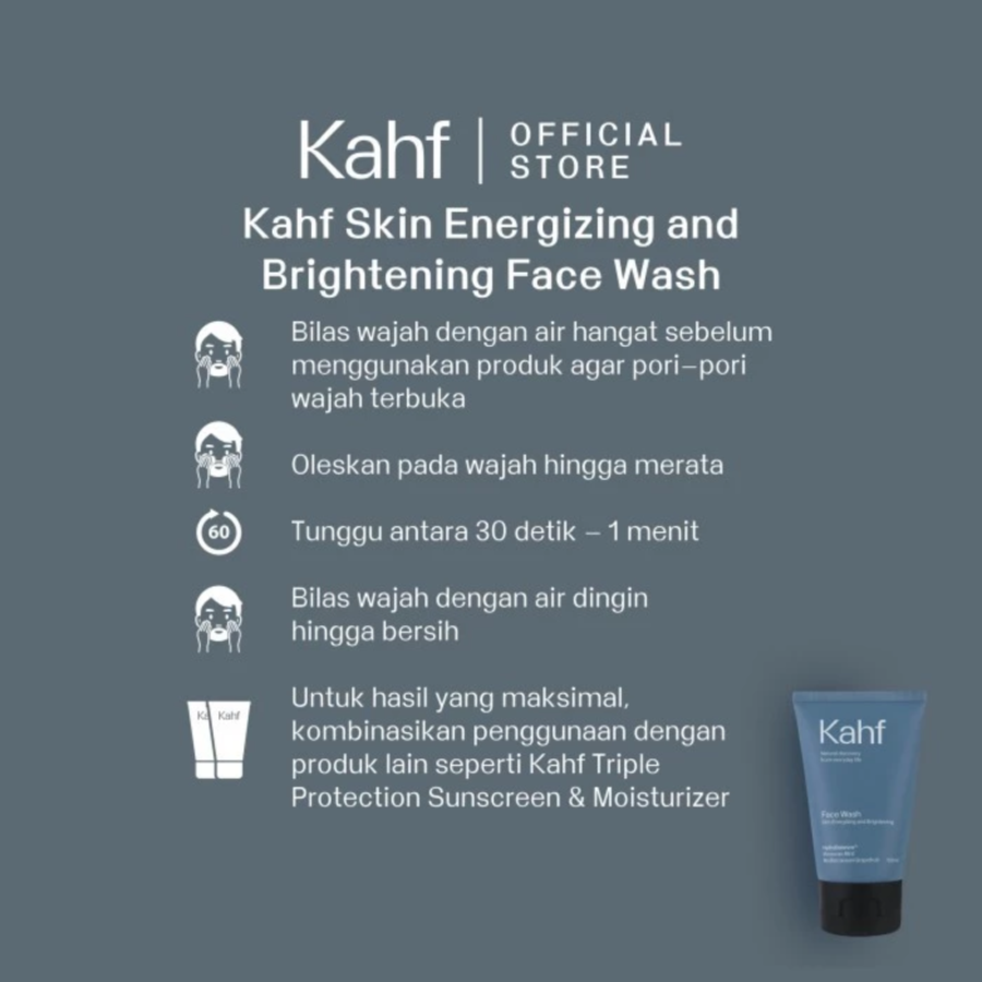 Kahf Skin Energizing & Brightening Face Wash 50ml