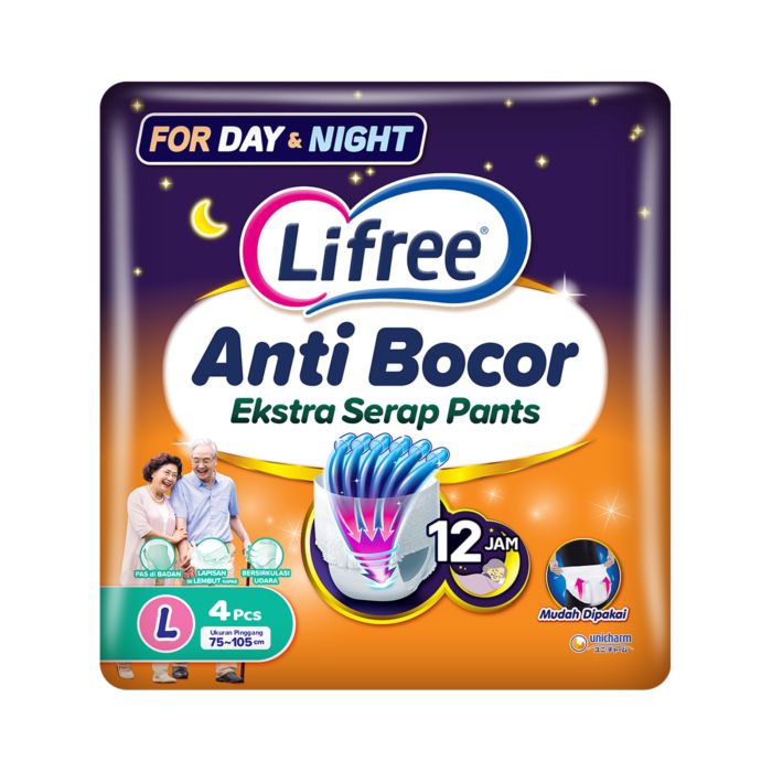 Lifree Popok Celana Dewasa Extra L 4pcs