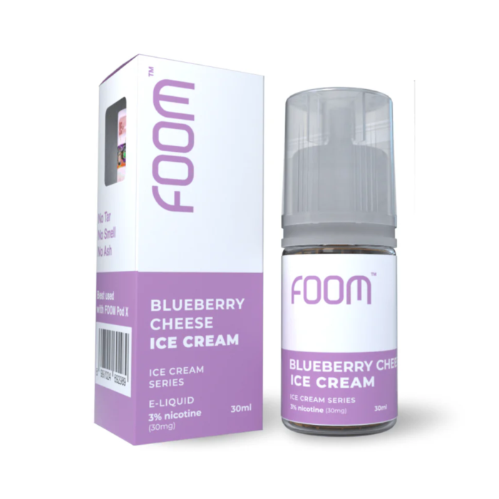 Foom Liquid Blueberry Cheese Ice Cream Rokok Elektrik