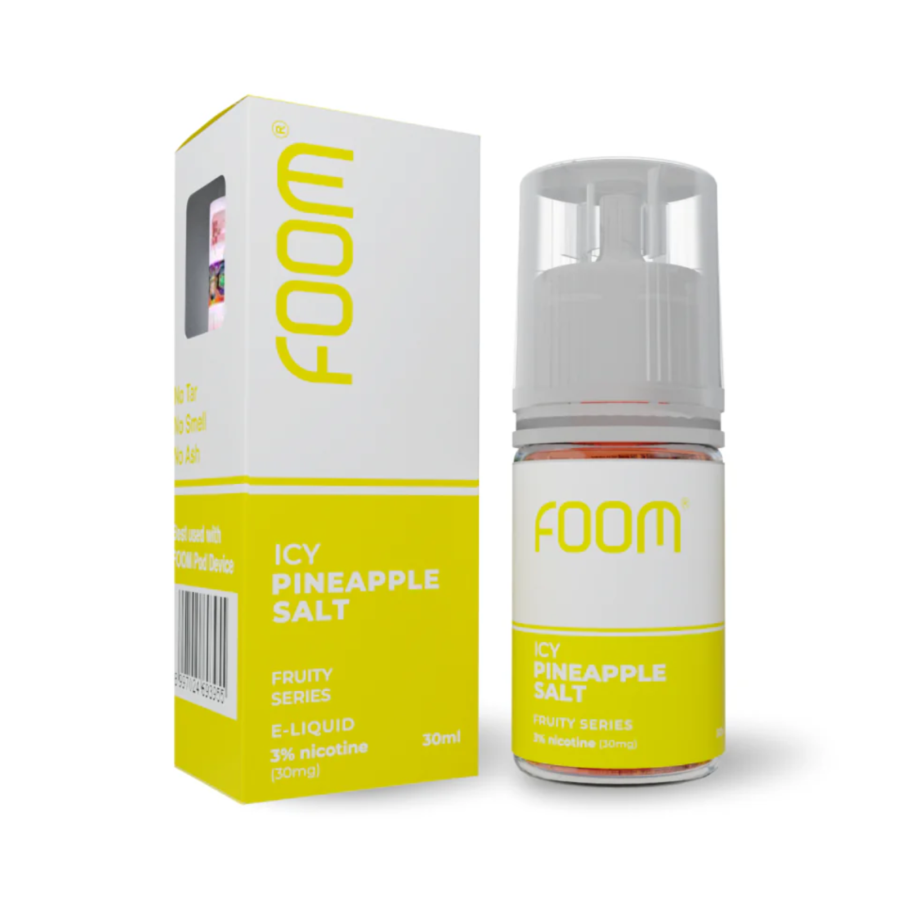 Foom Liquid Icy Pineapple Rokok Elektrik 30ml