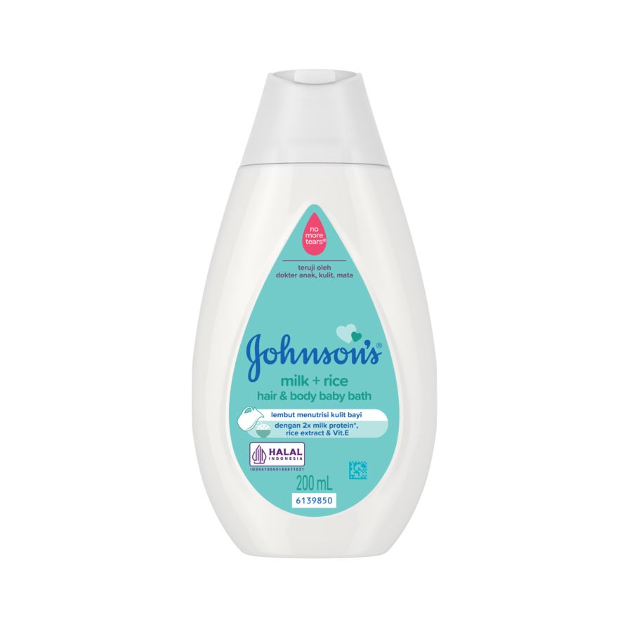Johnson's Baby Baby Bath Milk + Rice Sabun Bayi 200ml
