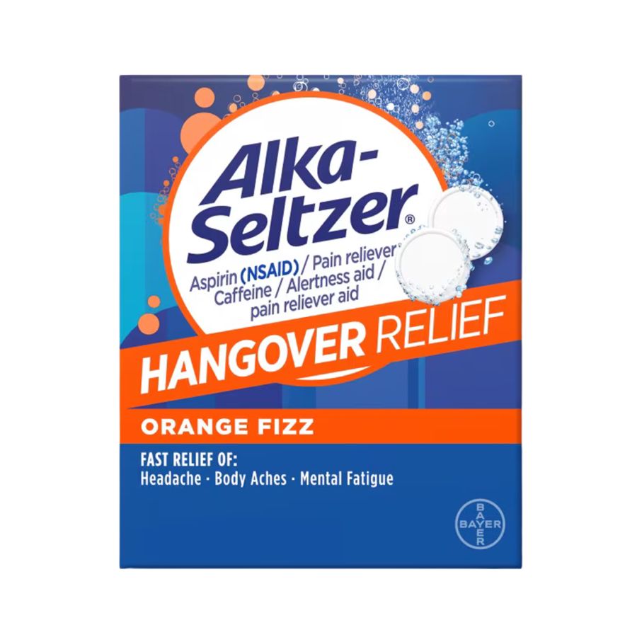 Alka-Seltzer Hangover Relief Effervescent Orange 4tablet