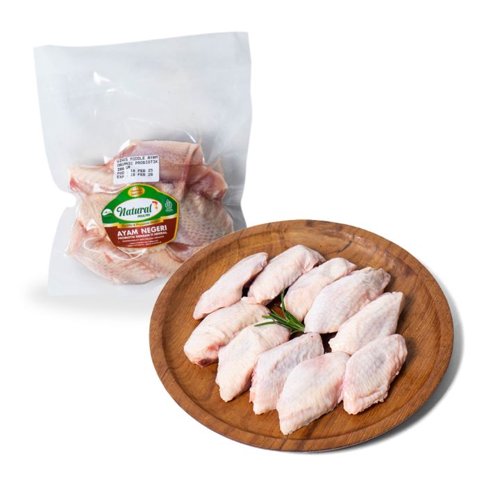 Wings Middle Ayam Organic Probiotik 10pcs NaturalPoultry