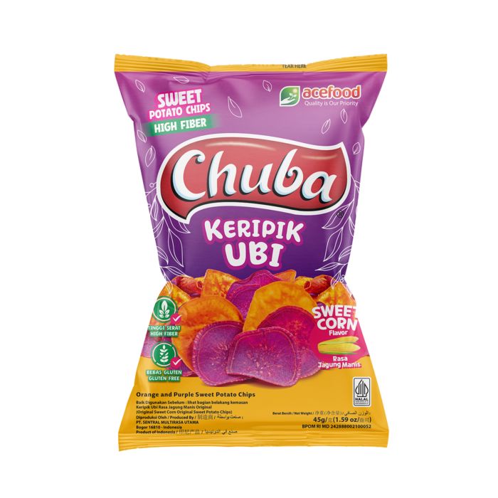 Chuba Sweet Potato Chips Sweet Corn