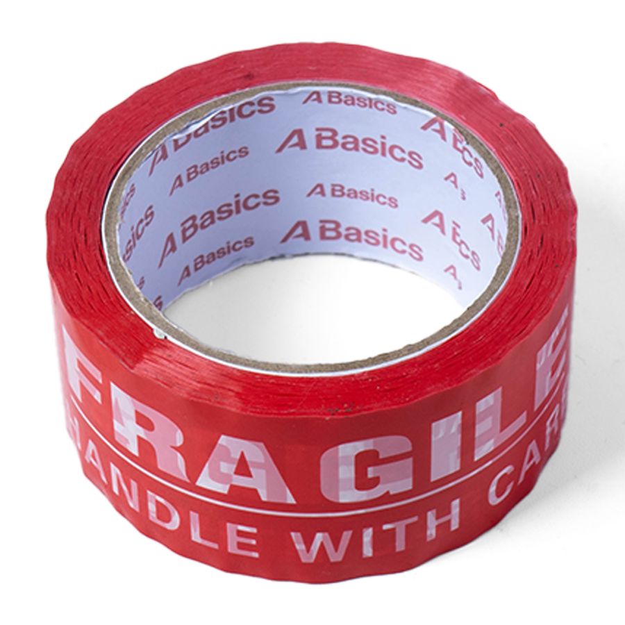Lakban Fragile 48mm x 90 yard A Basics 1pcs