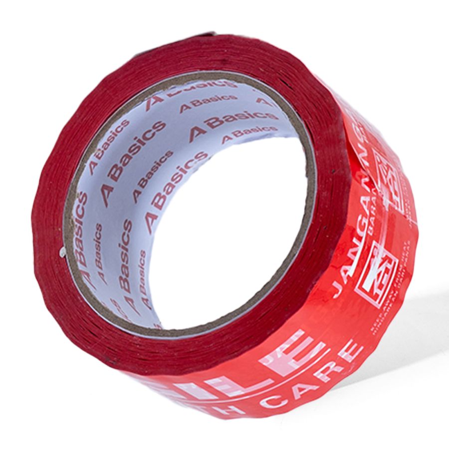 Lakban Fragile 48mm x 90 yard A Basics 1pcs