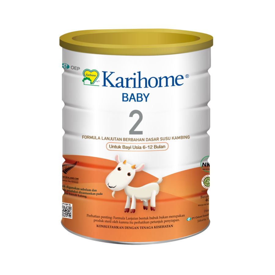 Karihome Baby 2 Goat Milk Susu Formula Lanjutan 6-12 Bulan 400gram
